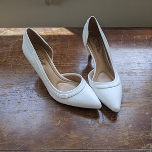 White Abella 3in heels